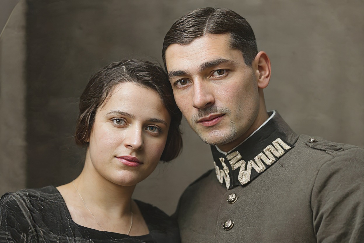 Seamlessly repaired portrait